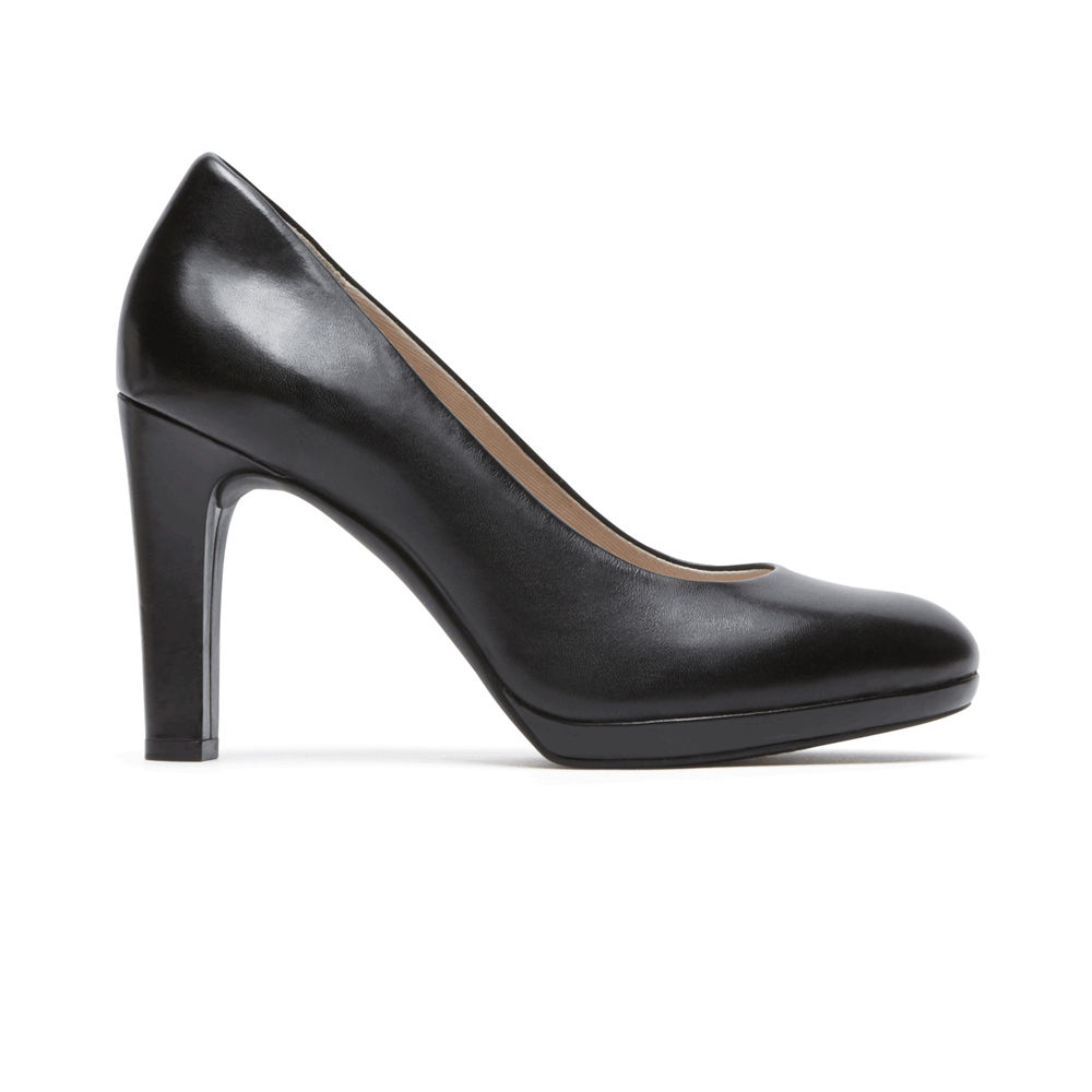 Rockport Womens Seven to 7 Ally Plain - Heels Black - IOS803946